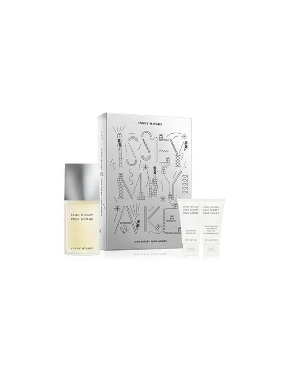 Issey Miyake L Eau d Issey Pour Homme Gift Set 125ml EDT + 50ml Shower Gel + 50ml Aftershave Balm
