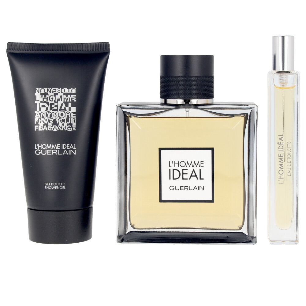 Guerlain L Homme Ideal Gift Set 100ml EDT + 75ml Shower Gel + 10ml EDT