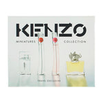 Kenzo Miniatures Gift Set 5ml Jungle Elephant EDP + 4ml Flower EDP + 4ml Flower by Kenzo Poppy Bouquet EDP + 5ml L Eau Kenzo Pour Femme EDT