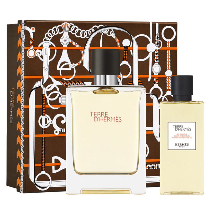 Hermès Terre d Hermès Gift Set 100ml EDT + 80ml Shower Gel