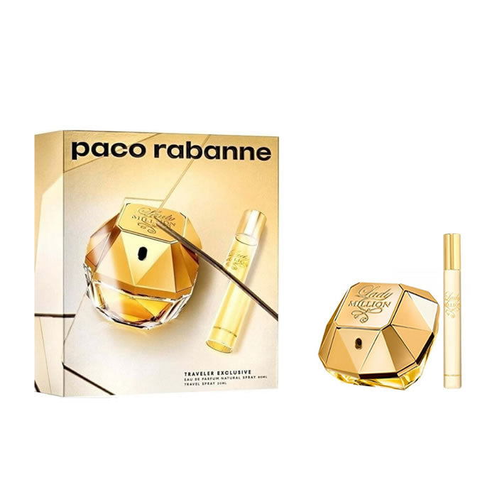 Paco Rabanne Lady Million Gift Set 80ml EDP + 20ml EDP