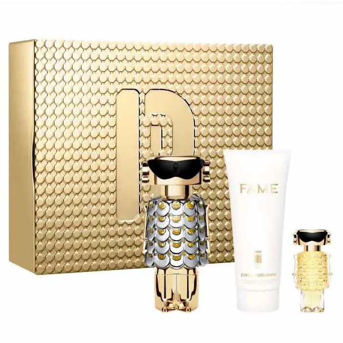 Paco Rabanne Fame Gift Set 80ml EDP + 100ml Body Lotion + 4ml EDP