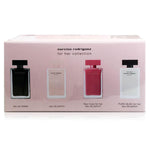 Narciso Rodriguez For Her Miniatures Gift Set 7.5ml EDT + 7.5ml EDP + 7.5ml Fleur Musc EDP + 7.5ml Pure Musc EDP