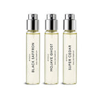 Byredo La Sélection Boisée Gift Set 12ml Black Saffron EDP + 12ml Mojave Ghost EDP + 12ml Super Cedar EDP