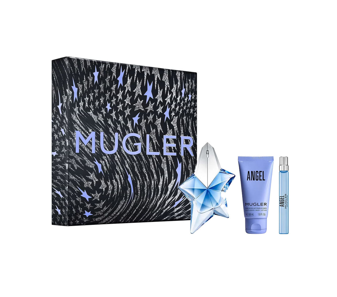 Mugler Angel Gift Set 50ml EDP + 10ml EDP + 50ml Body Lotion