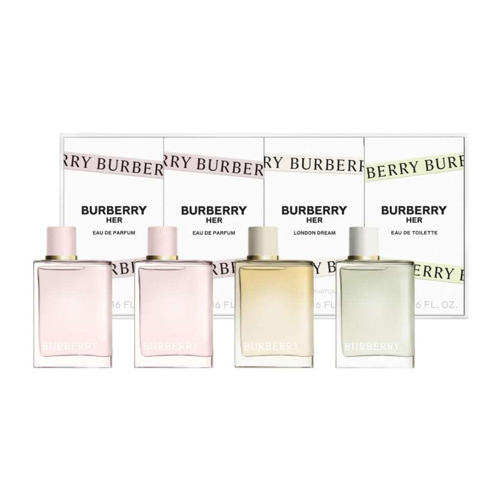 Burberry Miniature Gift Set 2 x 5ml Burberry EDP + 5ml Burberry Her EDT + 5ml Burberry Her London Dream