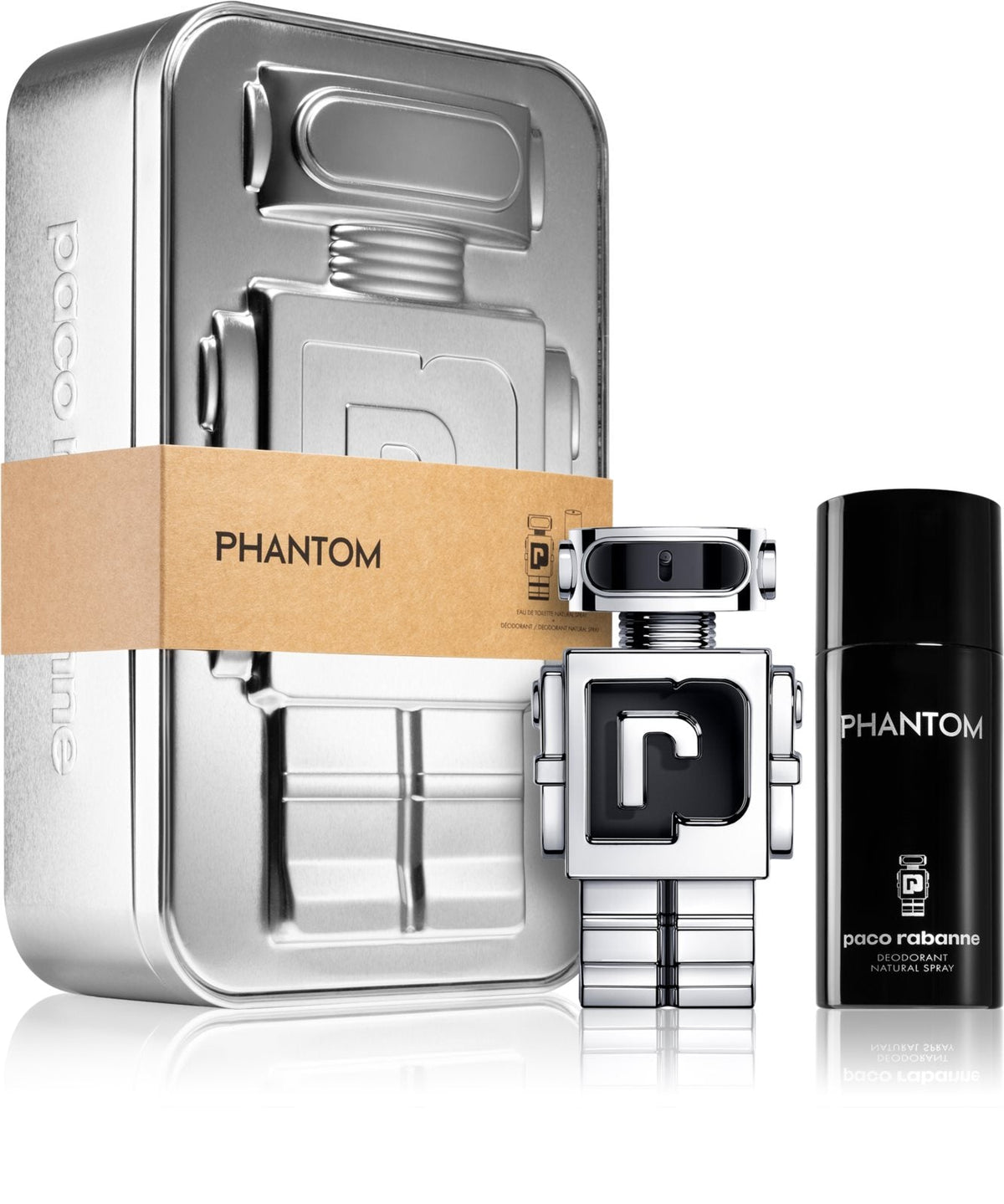Paco Rabanne Phantom Gift Set 100ml EDT + 150ml Deodorant Spray